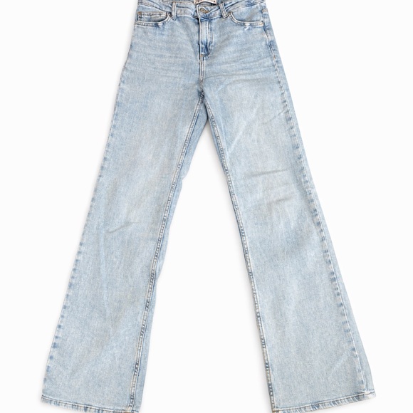 Zara Denim - Zara Light Wash Wide Leg Jeans Women’s Size 4 High Rise Denim